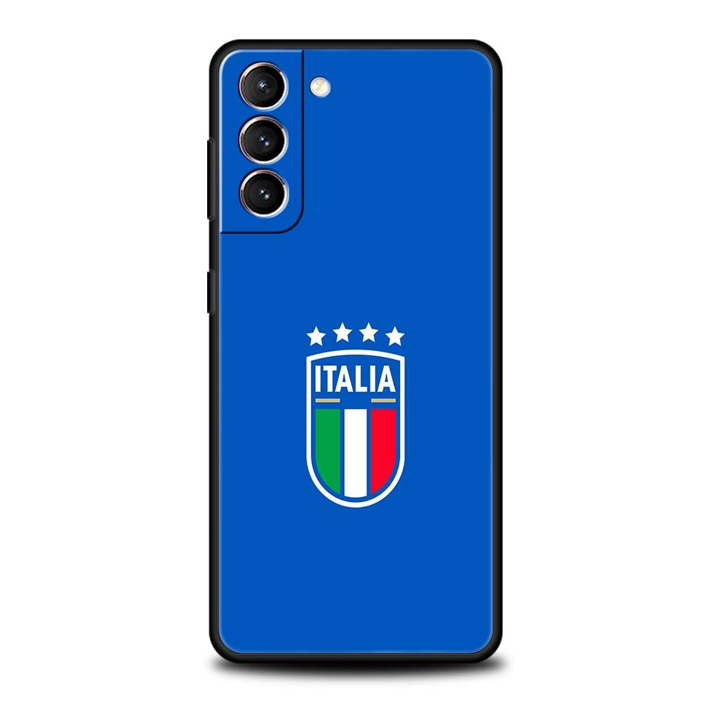Phone Case For Samsung Galaxy S24 S23 S22 Ultra S20 S21 FE 5G S10 S9 Plus S10E S8 S7 Edge Soft Silicone Cover ITALY Flag