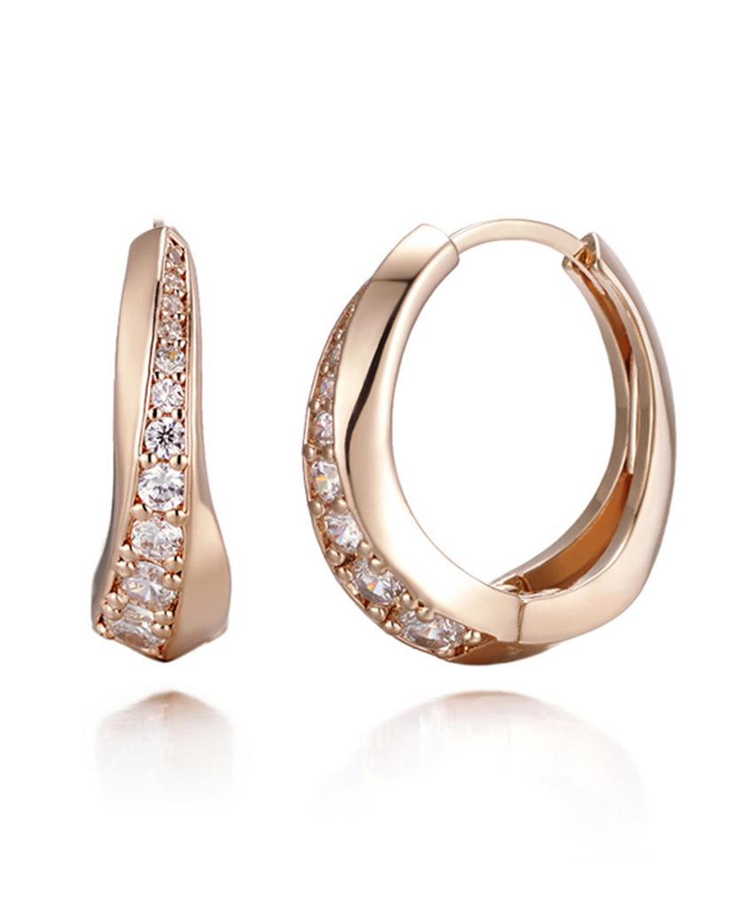 Geigerjewelry 18K Gf Эльфийские серьги с застежкой one-touch Gi8Kpee042