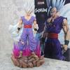 В наличии 37 см Аниме Dragon Ball Сын Гохан Режим Зверя ПВХ Фигурка Световая Основа Коллекционная Модель Игрушки Украшение