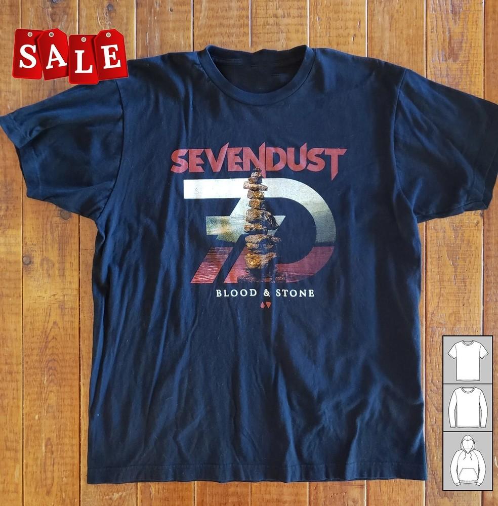 Rare Sevendust Band Blood And Stone Gift For Fans Unisex S-5XL Shirt LW512 Unisex T-Shirt