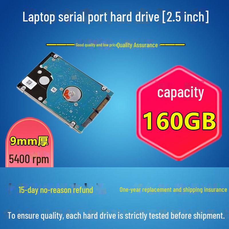 Spot 2.5-inch Laptop HDD: 160GB, 250GB, 320GB, 500GB, 1TB, 2TB Mechanical Hard Drives