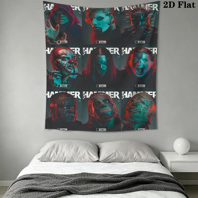 Slipknot Heavy Metal Phenomenon Tapestry Wallmounted Background Cloth Atmospheric Background Cloth Christmas Gift Background Wall Hanging Cloth