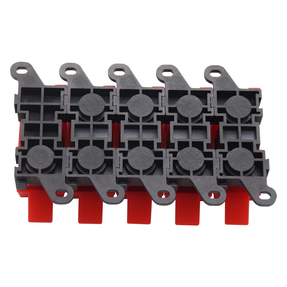 Car Distribution Block 1 In 4 Out 4-way Fuse Holder 200A Multi-pole Fuse Block