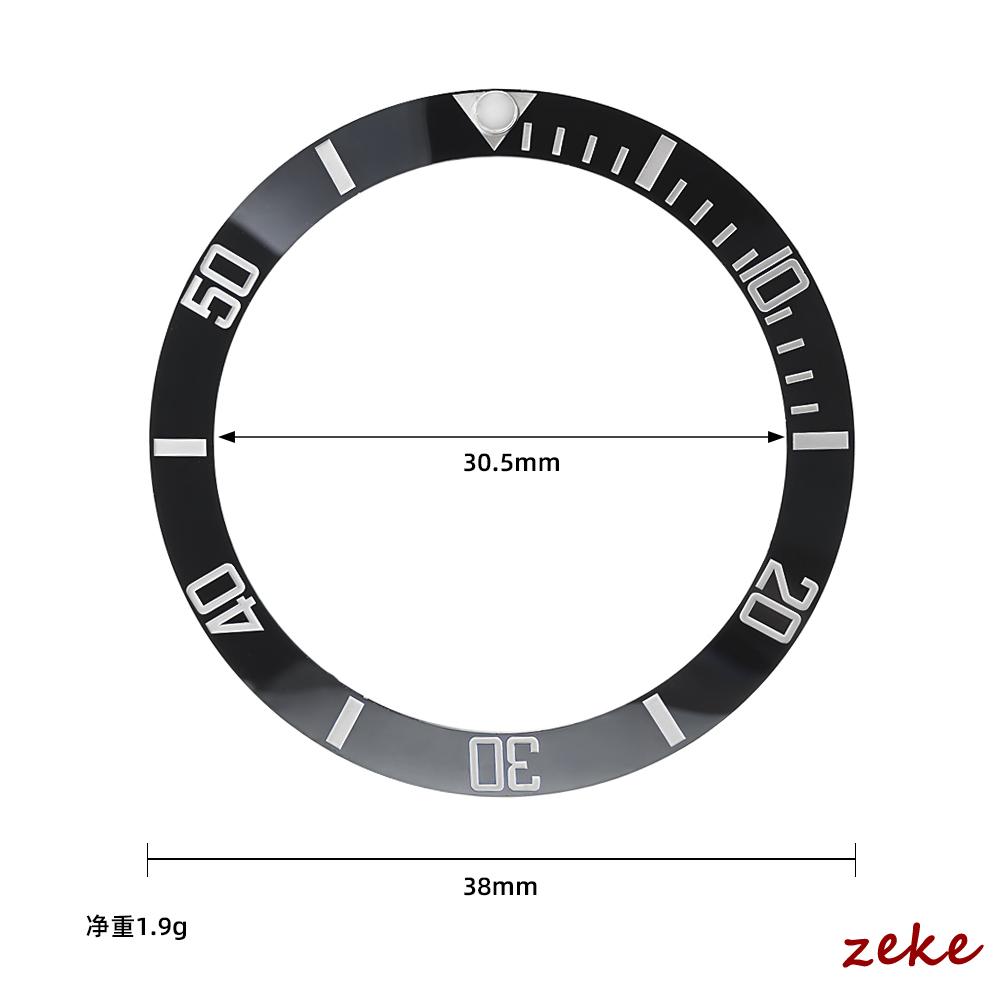 38 мм Керамический Сплав Вставка Безеля Кольцо Наклон для Корпуса Часов Water Ghost NH35 NH36 для GMT Дайвинг Мужские Часы Деталь Аксессуары