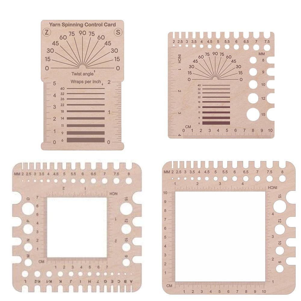 Правило измерения ниток для вышивания, оберточные прядильщики, измерительные инструменты для пряжи, измерительная игла для вязания