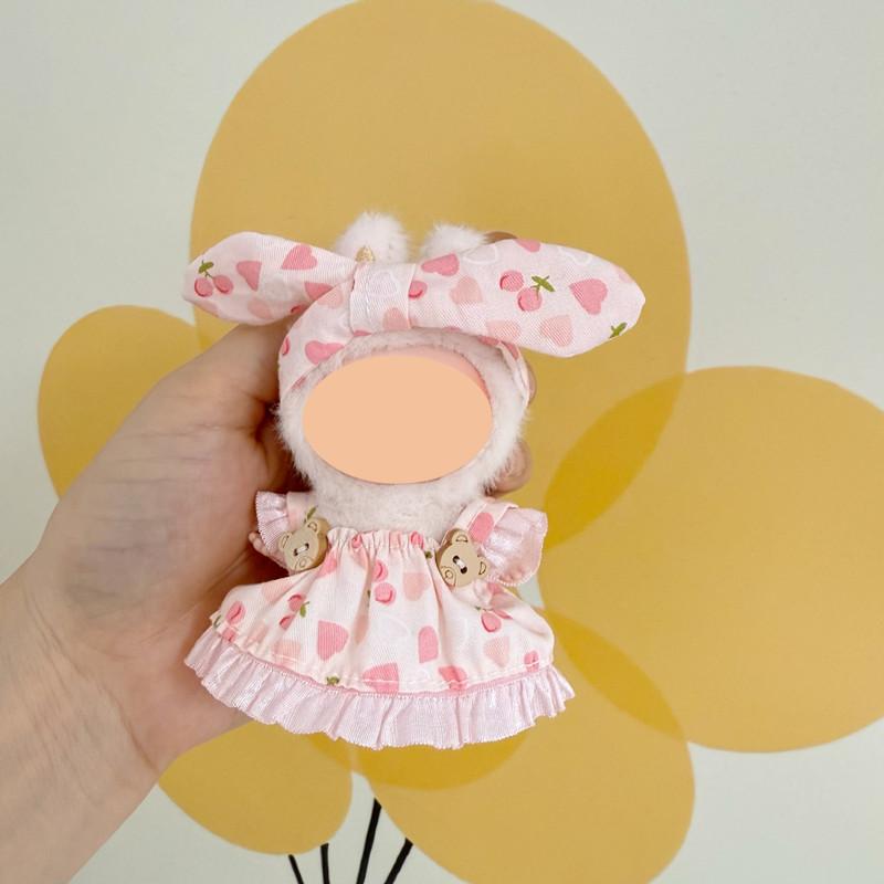 [Cloth Only] 1Pcs  Little Yellow Duck or  Little Cherry Dress  with Cute  Hair Band  for the Little Nose Ga 4.0  Doll.