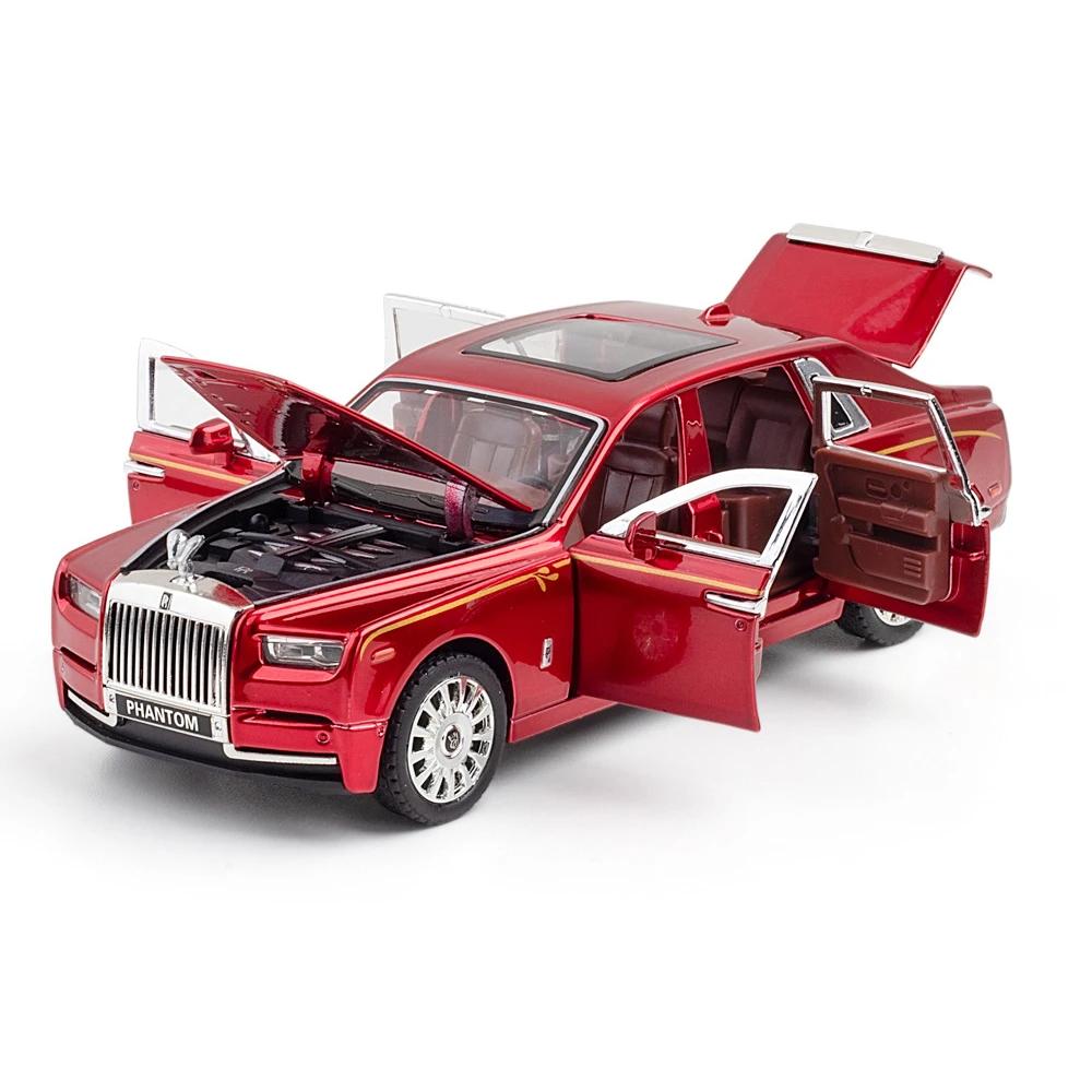 1/32 Rolls Royce Phantom Scale Alloy Car Model Toy Metal Diecast Luxury Sedan Vehicle Advanced Collection Toys for Boys Birthday