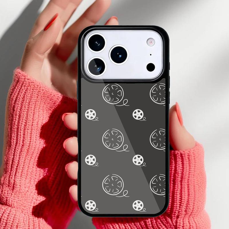 Чехол для телефона Кинохлопушка для iPhone 17 16 15 14 13 Pro Max Задняя крышка для 12 11 Pro Coque