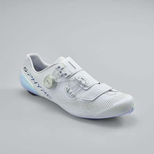 Велосипедные туфли Shimano S-PHYRE SH-RC903P Белые, Размер 41.5 (26,2 см)