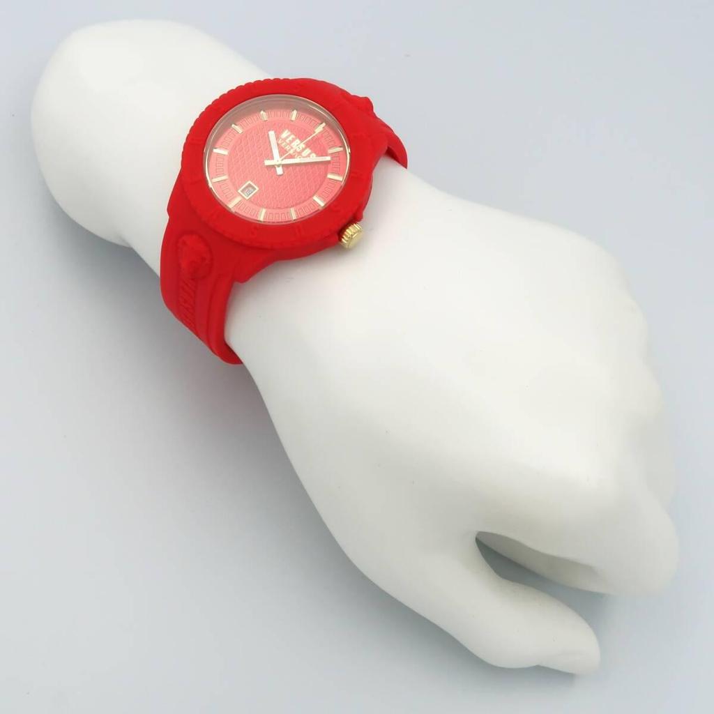 Used VERSUS VERSACE Versace watch red VSPOY8821 Versus