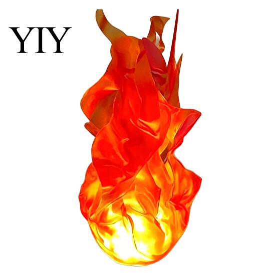 Decorative Fireball for Cosplay Floating Prop, LED Glowing Flame Halloween Handheld Prop Cosplay, Photography Battery Powered Stage Light Party Magic