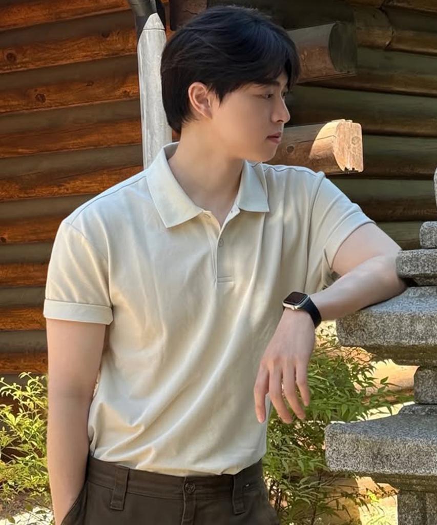 MINDBRIDGE [Cool] Pique Daily Collared T-Shirt - 5 Colors