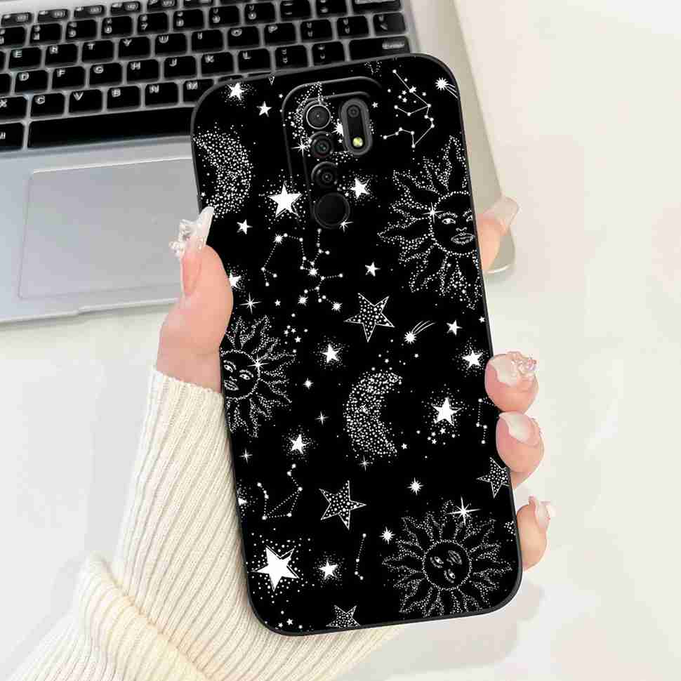 For Xiaomi Redmi 9 Case Cute Cartoon Rabbit Cat Soft Silicone Cover For Redmi 9 M2004J19AG M2004J19G Bumper Phone Case Funda