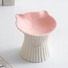 High Foot Dog Food Feeder Anti-Slip Base Cat Feeding Dish Cute Pet Drinking Bowl  Food Feeding