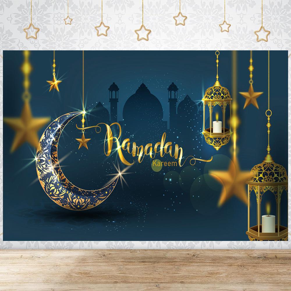 Тема вечеринки Ид Традиционный фон Украшения Ramadan Mubarak для дома Исламский Мусульманский Kareem Eid Al Adha Реквизит Подарок Постер