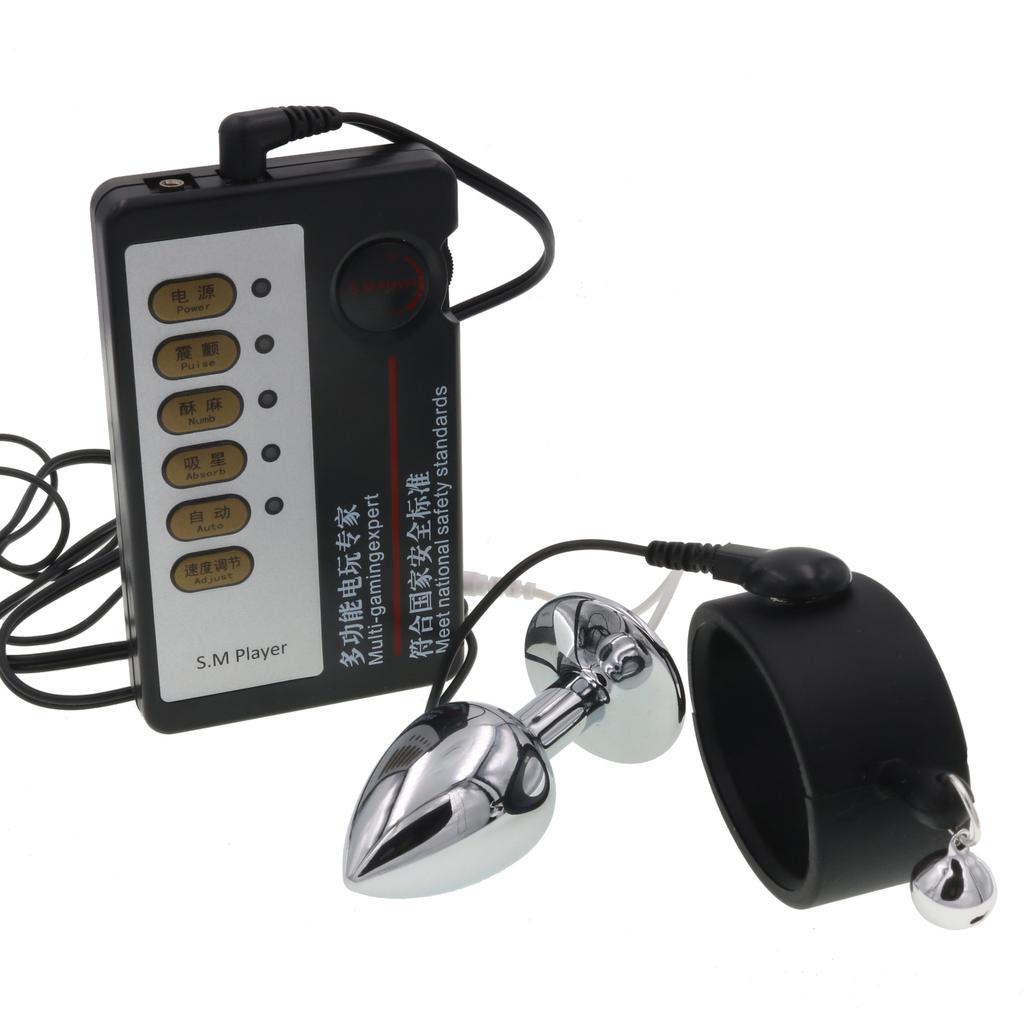 Электрошоковый импульсный секс-продукт Силиконовое кольцо для пениса с колокольчиком Мастурбация Страсть Секс-инструменты Товары для взрослых Мужчины