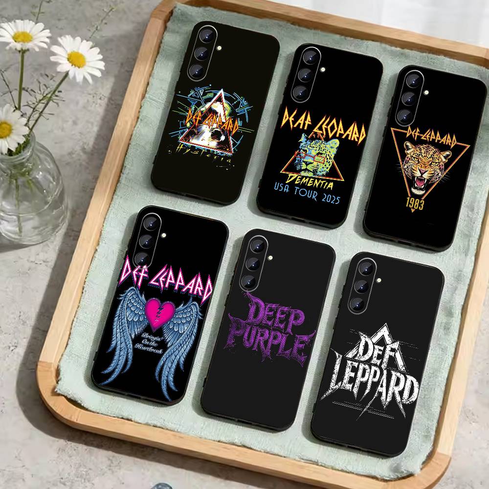 Популярная рок-группа D-Def leppard Чехол для телефона Samsung Galaxy A73,A21s,A22,A31,A52,A53,A71,A41 Мягкий черный корпус