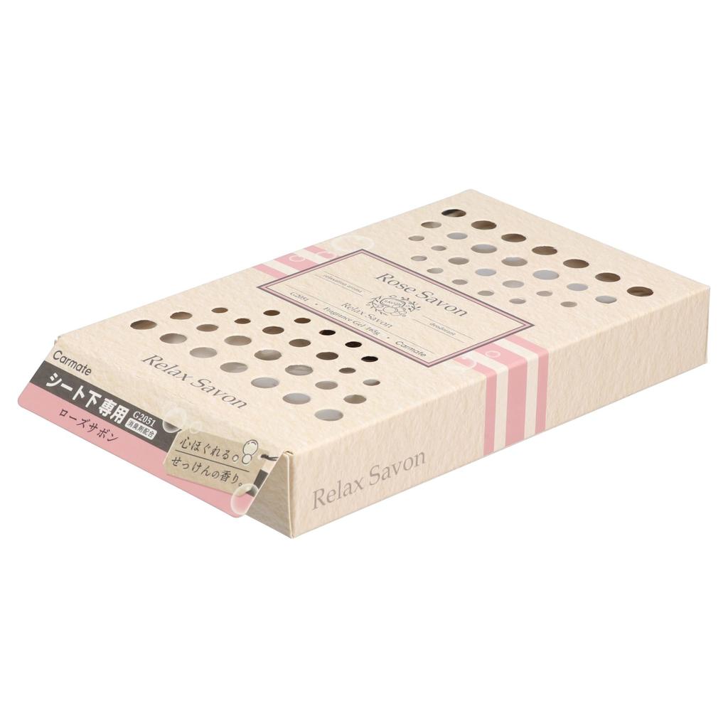 Carmate G2051 Car Relax Savon Booster, Rose Savon, Standing Type, Under the Seat, Long Lasting