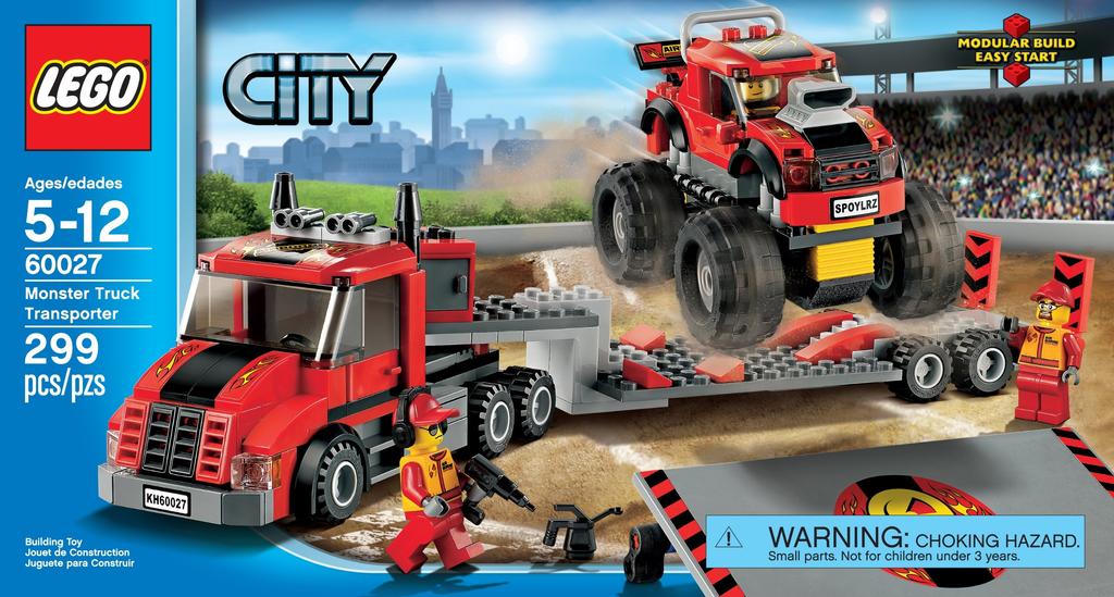 LEGO City Monster Truck Transporter - 60027 (Used)
