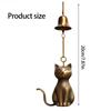 Металлические котята, колокольчики ветра, уличный декор для сада, гармоничный звук, не ржавеют