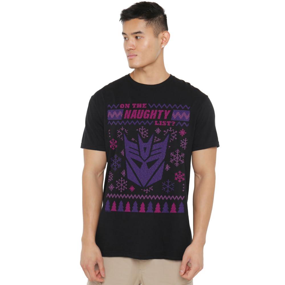 Transformers Mens Decepticons Naughty List Christmas Jumper T-Shirt