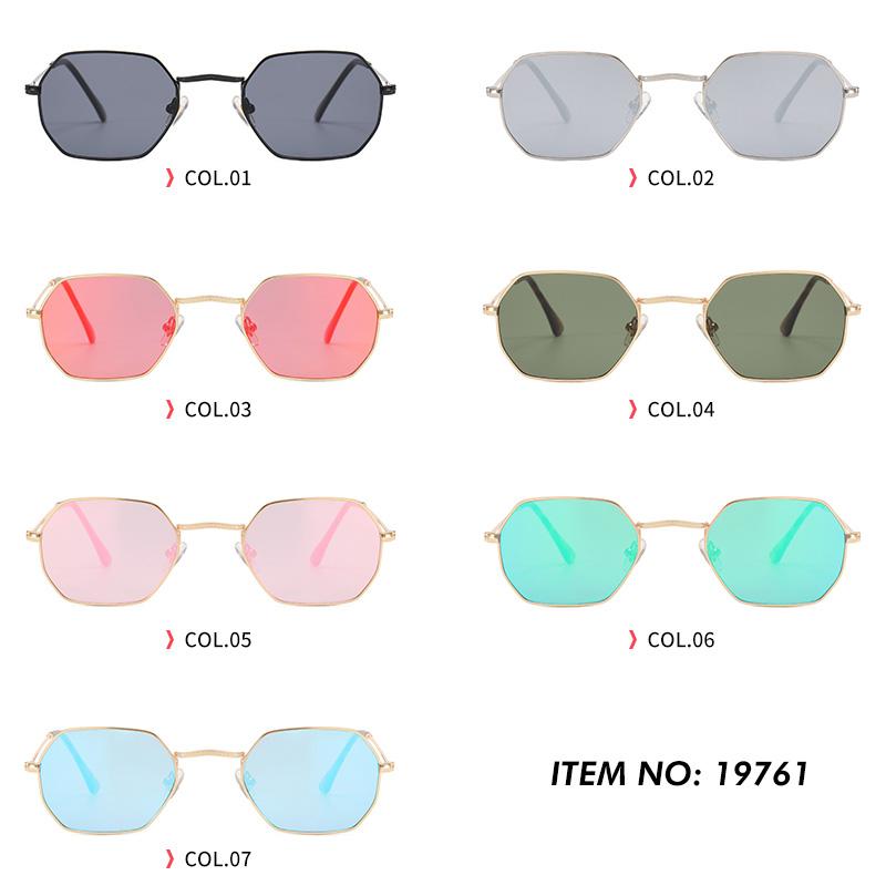 Superhot Eyewear 19761 Модные 2021 Многоугольные Солнцезащитные Очки с Металлической Рамкой