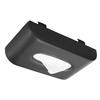 REMDY Car Tissue Sun Easy Compact and Car PU Leather Black Holder, Visor, One-Touch Installation, Hanging, Slim, Storage, Case,