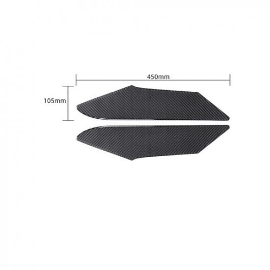 Carbon Fiber Interior Door Storage Cover Trim For Porsche 718 Boxster Cayman