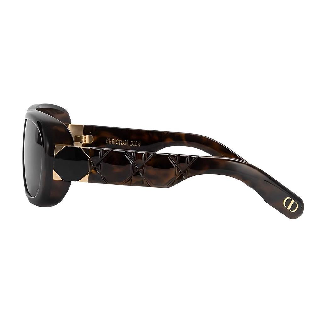 Dior Logo Arm Square Sunglasses Unisex sunglasses Tortoise LADY-9522