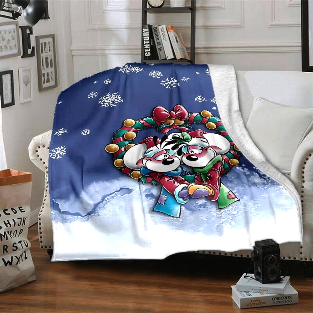 Winter Wreath Celebration Blanket Soft Throw Blanket For Home Bedroom Bed Sofa Travel Office Solid Christmas Blanket