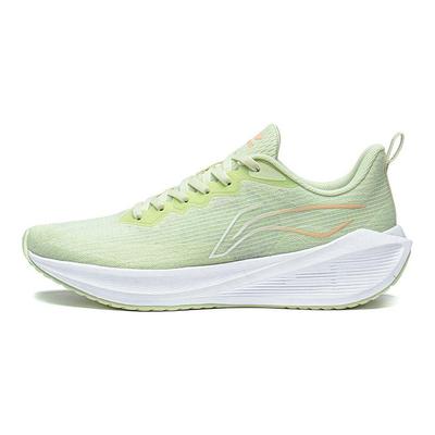 Li Ning Wuyue Нескользящие, износостойкие, дышащие низкие беговые кроссовки женские Светло-фруктово-зеленые ARST004-6