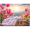 Diamond Painting Elf Diamond Embroidery Full Display Sunrise Scenery Cross Stitch