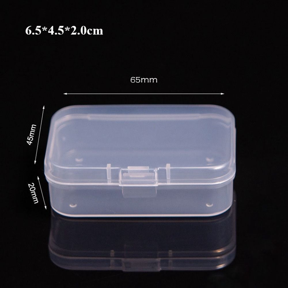 Прозрачный ящик для хранения Квадратные упаковочные коробки 5 размеров Рыболовные инструменты Аксессуары Держатель для электроинструментов