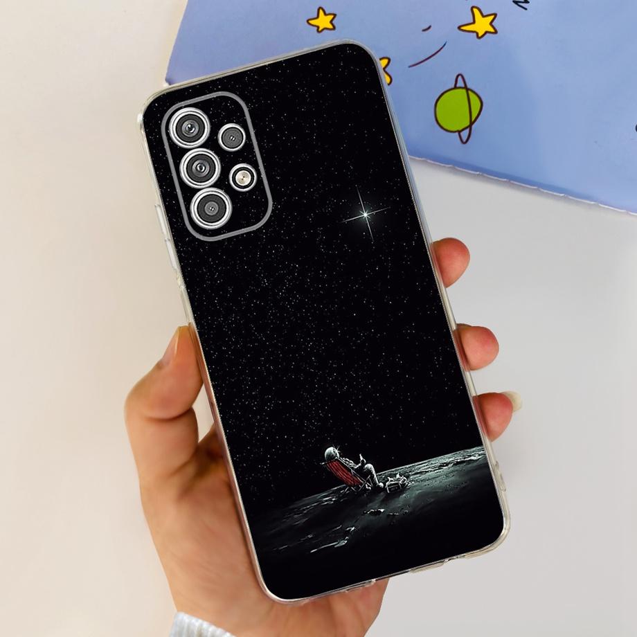 For Samsung Galaxy A23 5G case Halloween Skeletons Phone Cover Soft TPU Lovely Cartoon Jelly Funda Para Samsung A23 4G A 23 4G