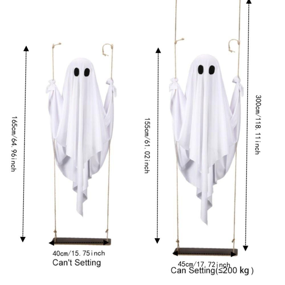 Remote-controlled Halloween Hanging Swing Ghost Luminous Ghost Swing Party