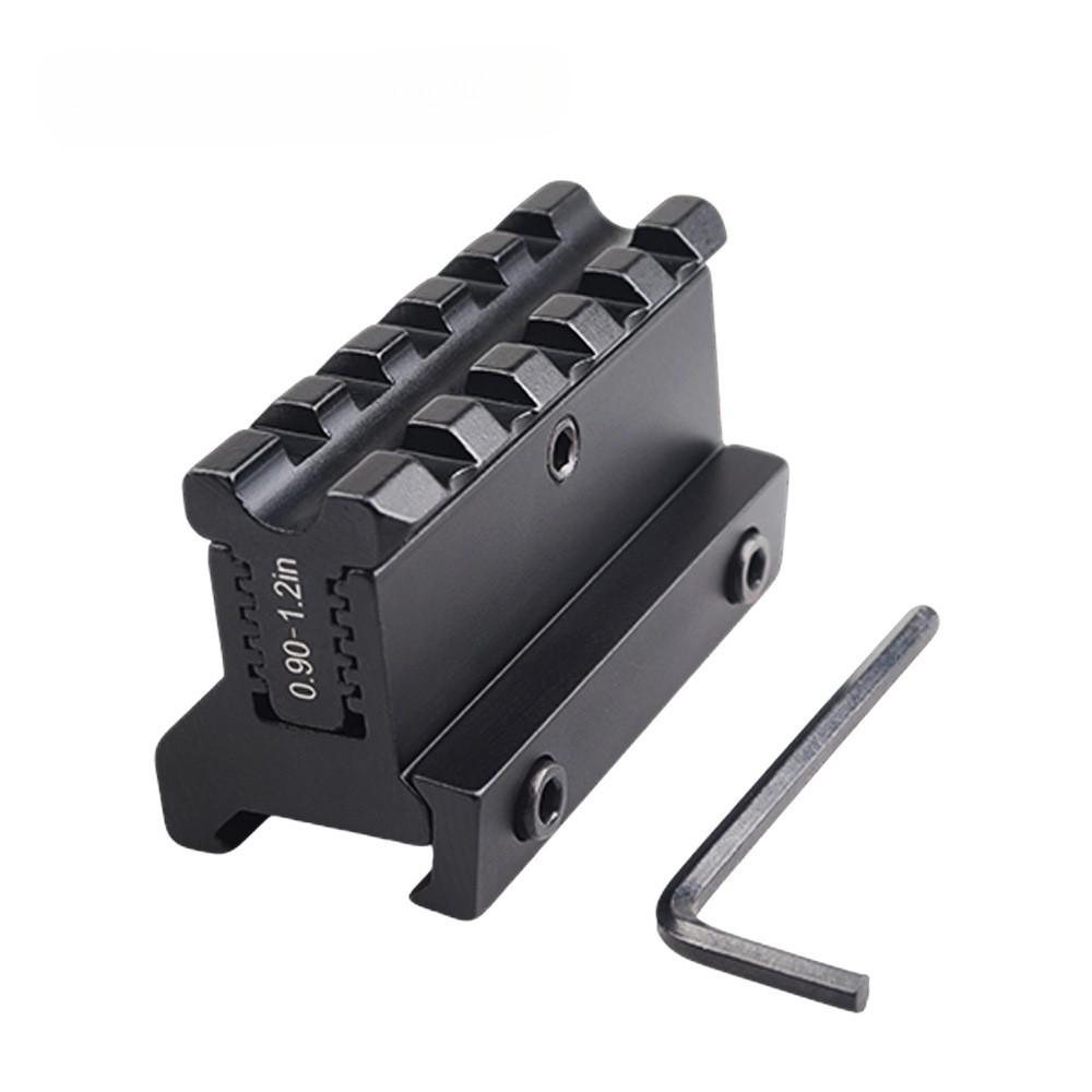 60 мм Регулируемый Металлический 5-слотовый Кронштейн для Увеличения Высоты, База планки Пикатинни/Вивера 21 мм