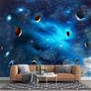 Потолочные фрески Галактика 3d Космические Звездное Небо Обои Современная Тема Гостиной Отель Галактика Настенная Бумага Домашний Декор