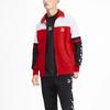 Puma Повседневная тренировочная куртка с длинным рукавом в стиле ретро, мужские куртки, красные, белые 595866-11