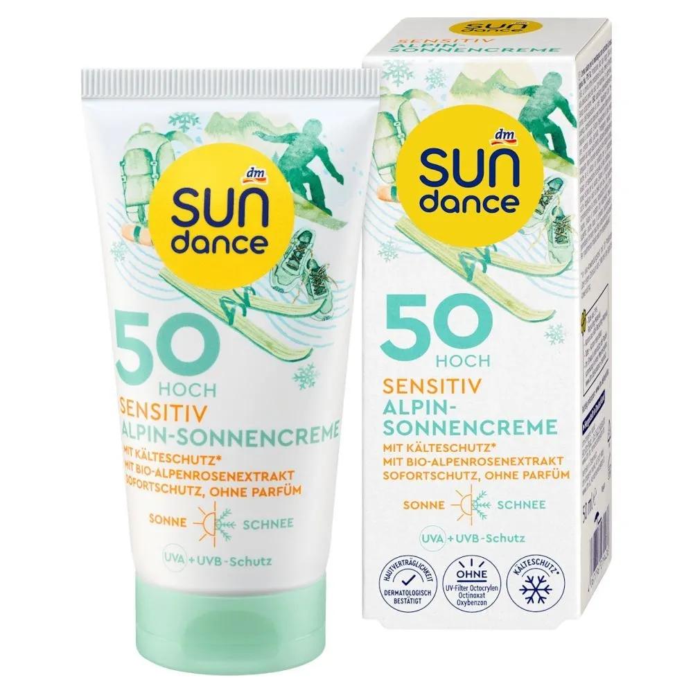Крем для загара DM Sundance Alpine Sensitive SPF 50, 50 мл