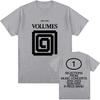 VOLUMES V1 Bon Iver Design T-shirt O-neck Summer Cotton Male Tees Unisex Streetwear Short Sleeve Loose Printing Tshirts Men Tops
