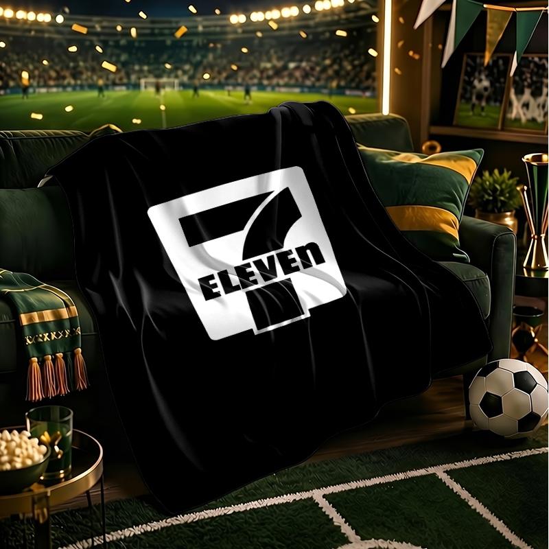 Seven eleven Blanket Flannel Throw for Sofa, Indoor, Camping, Living Room, Office, Chair, And Bed Soft Birthday Gift