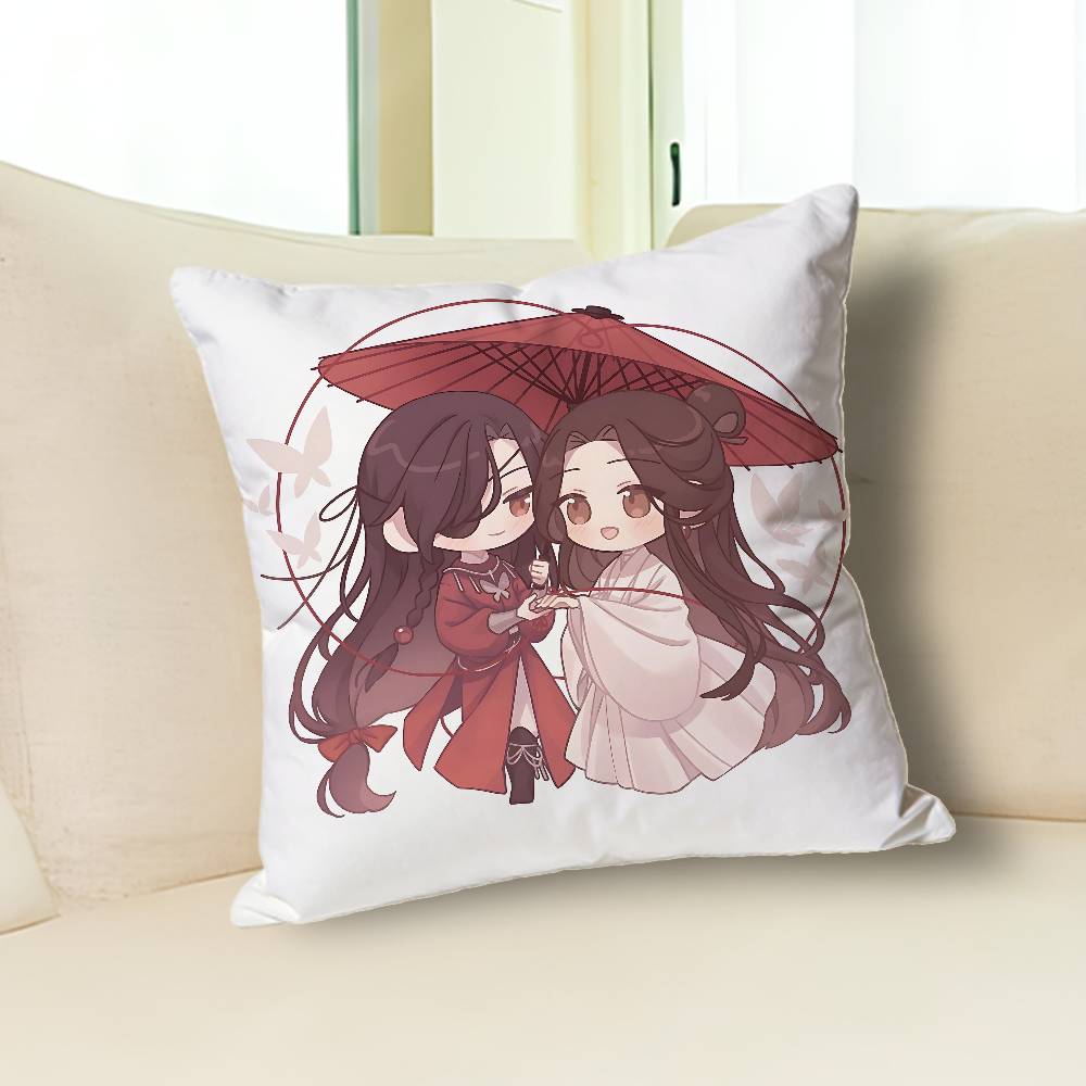 H-Небесные Официальные Благословения Аниме Знаменитость Товар Универсальная Печатная Наволочка Диван Автомобиль Офис Комната Декор Защитник