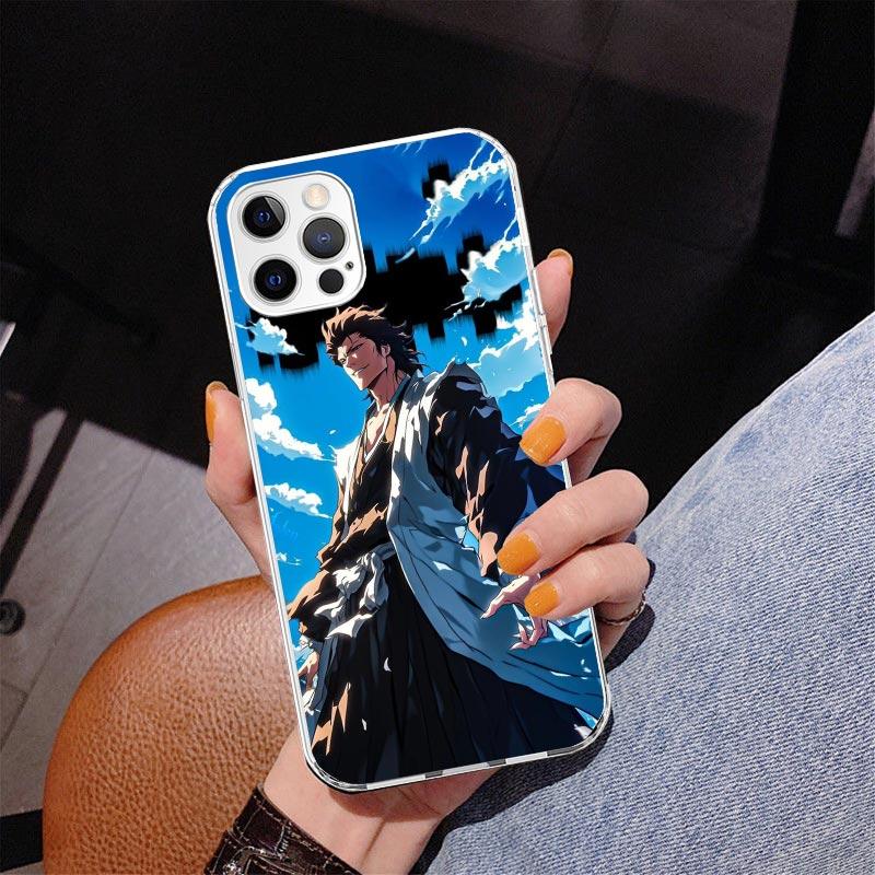 Aizen Sousuke Bleach Чехол для телефона Phnoe для Iphone 17 Air 16 16E 11 12 13 Mini 14 Plus 15 Pro Max 7 8 + SE 2020 Чехол для телефона Coque 16 15