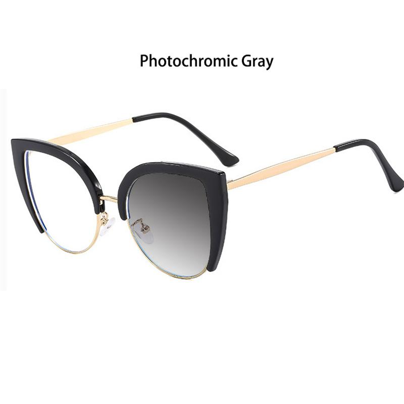 Женские очки «кошачий глаз» Оправы класса люкс Оптические очки очень большого размера Модные рецептурные очки Защита от синего света компьютера