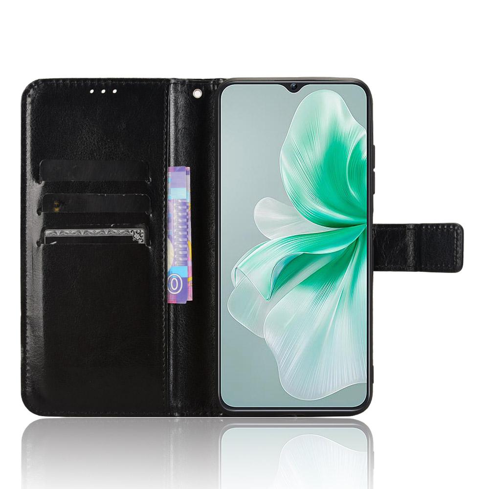 for Oukitel C38 Wallet Case with Kickstand & Card Slots – Shockproof, Dustproof, Business Heavy Duty Flip Leather Cover