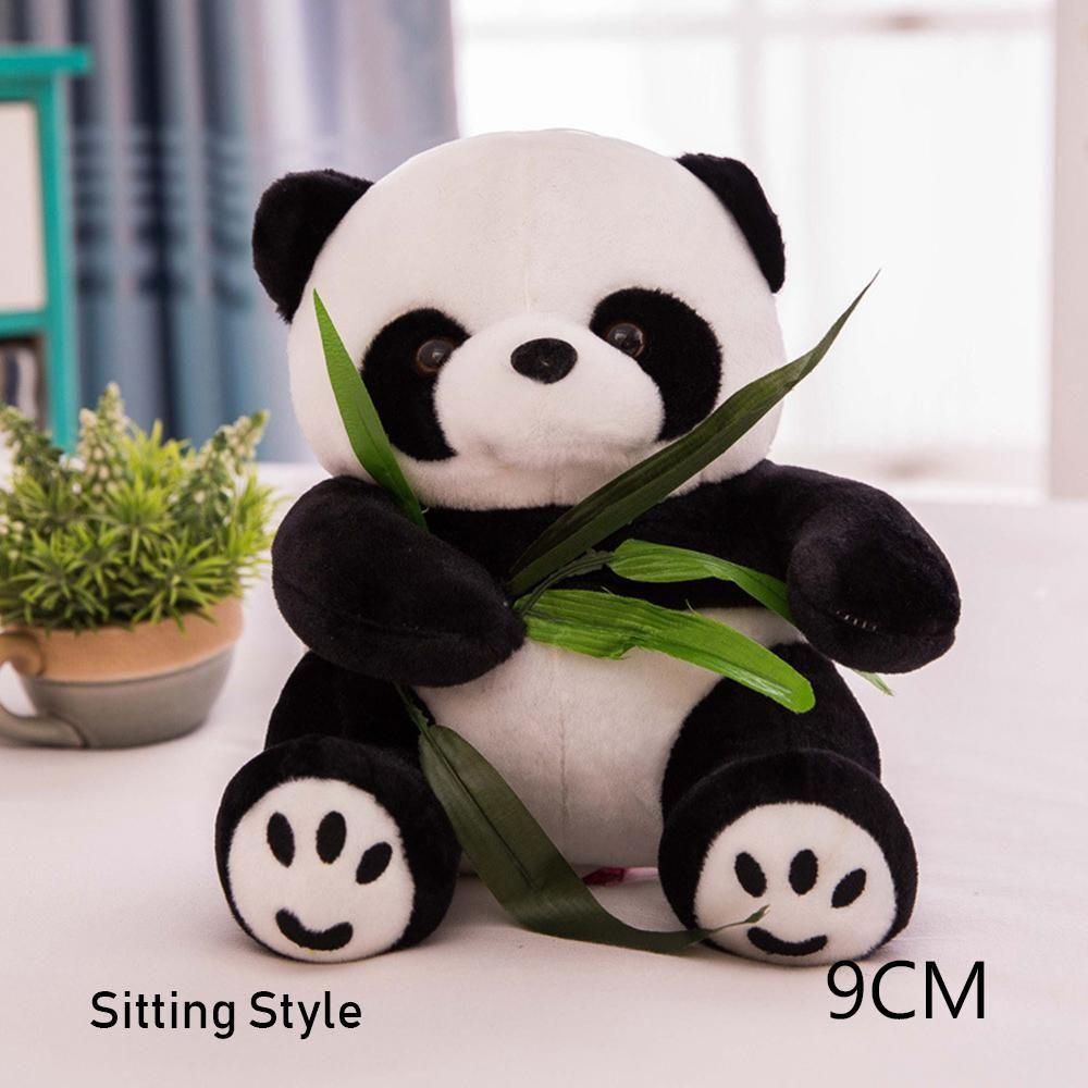 Gift Kneeling Sitting Soft cloth Toy Stuffed Animals Cute Cartoon Pillow Plush Panda Present Doll