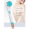 Электрическая силиконовая щетка для ванны, скребок для спины, 4 насадки, USB перезаряжаемый вращающийся массажер для душа