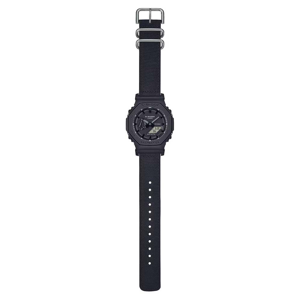 Casio Часы Carbon Современные G-Shock GA-2100BCE-1AER Черный, Черный,