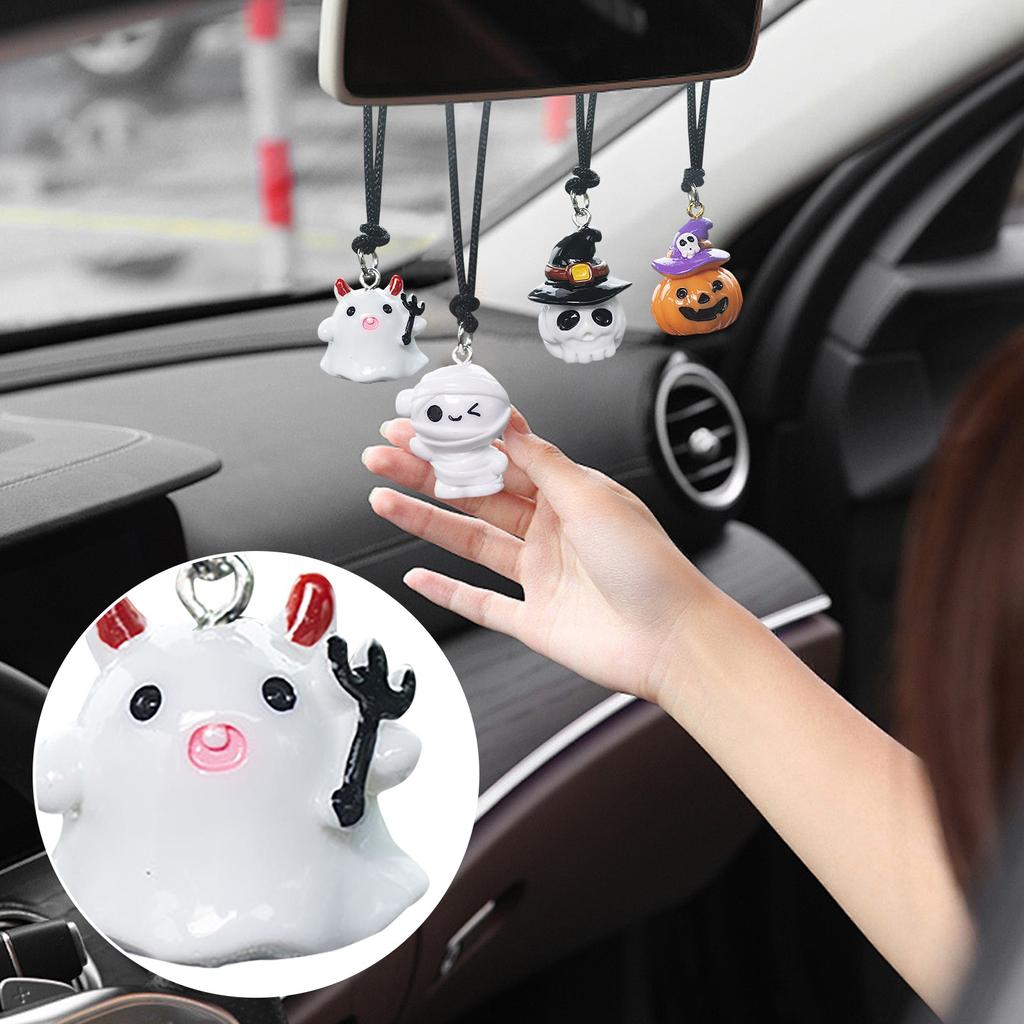 Автомобильные подвески Креативные Хэллоуинские милые автомобильные подвески Украшения для зеркала заднего вида автомобиля Украшения