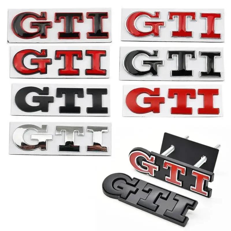 BRK1 VW 2026 Hot Car Front Grille Badge Emblem Rear Trunk Sticker 3D Metal Logo For Volkswagen VW GTI Polo Golf 4 5 6 7 MK2 MK3 MK4 M kp2